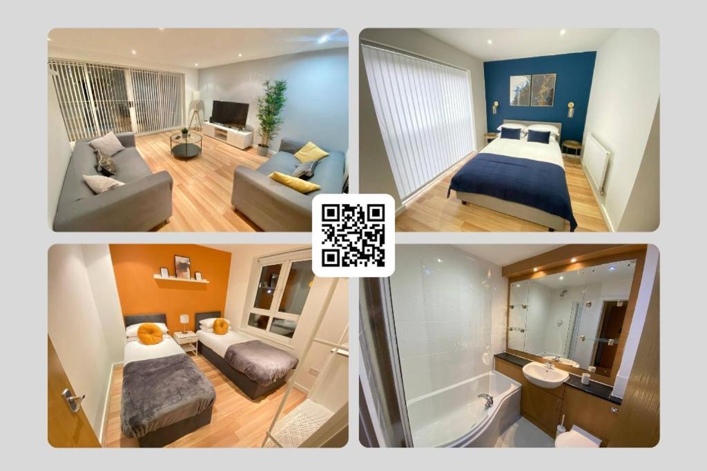 Large 5-Bed City Centre Townhouse With Secure Parking Manchester Exterior photo